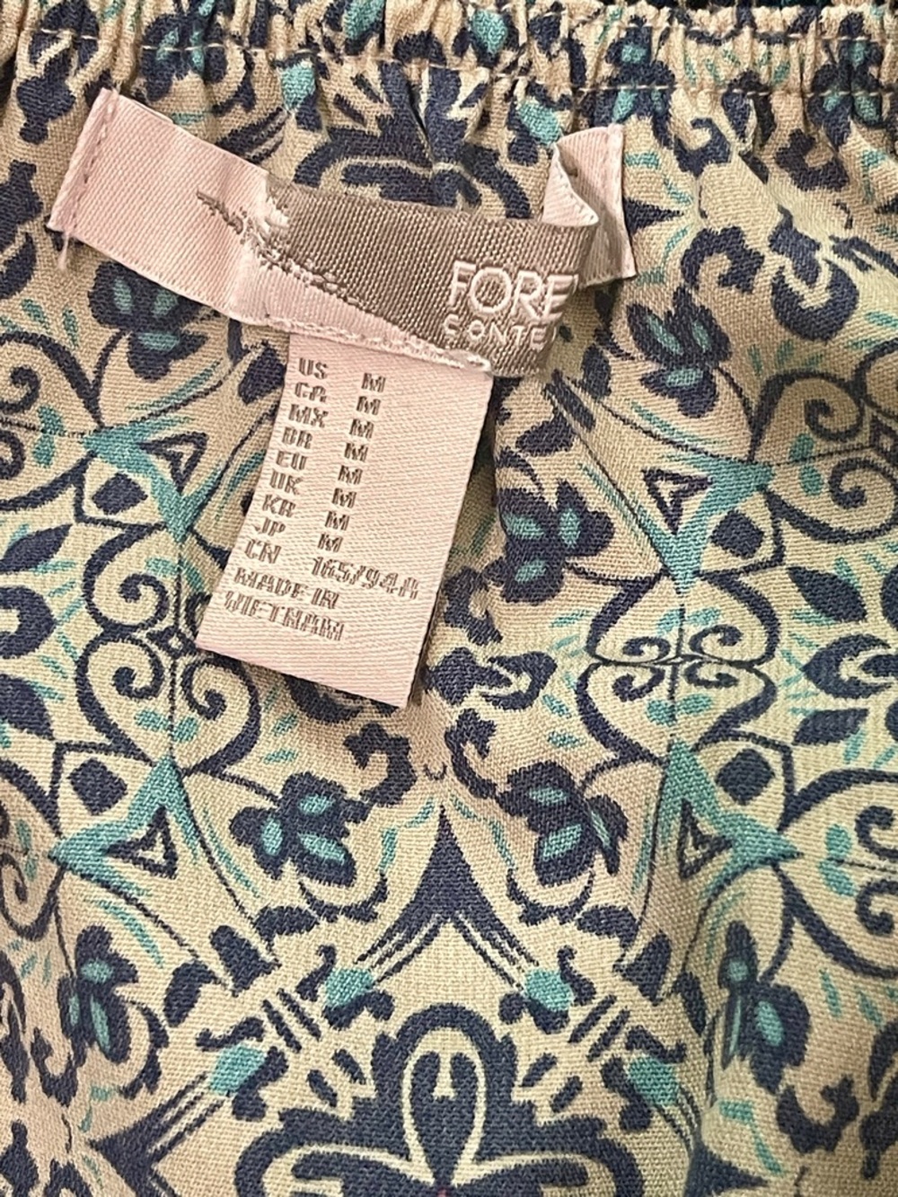 Boho Floral Ruffle Maxi Dress | Multicolor | Size Medium - Picture 4 of 4